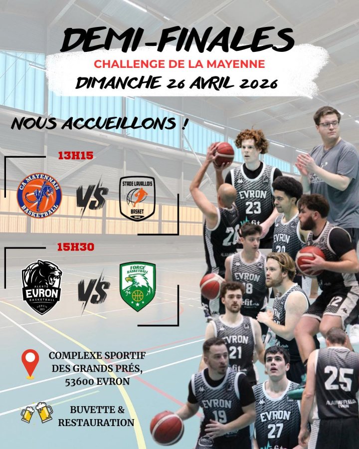 Demi-Finales du Challenge Masculin de la Mayenne à Evron