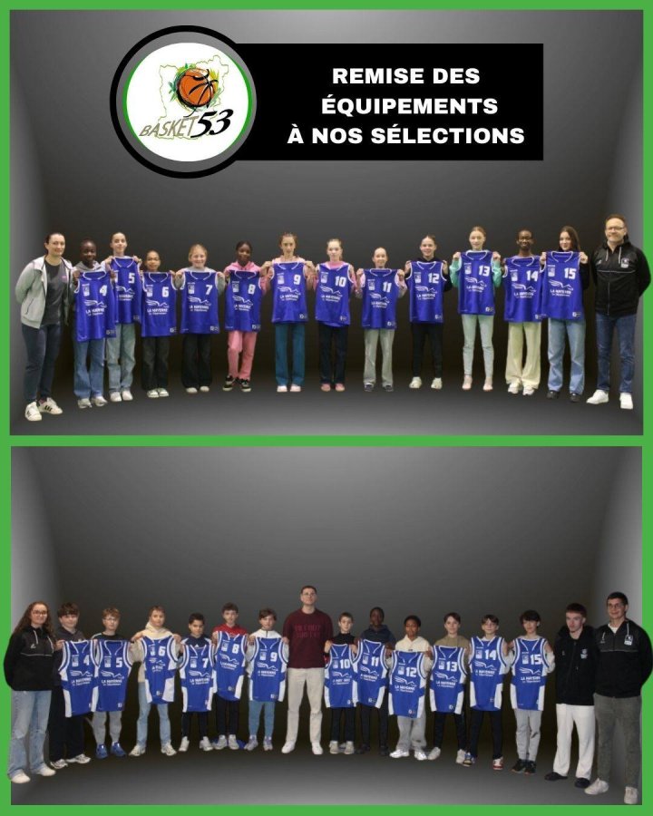 Remise des équipements des Sélections pour le TIC 2025