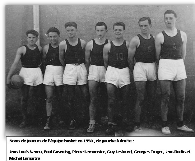 PHOTO N3 1950 equipe hommes