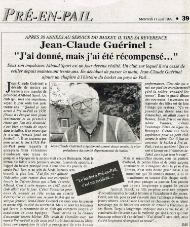 Adieu de Jean-Claude