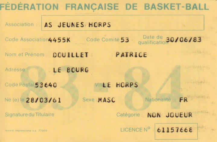 licence du 1er président