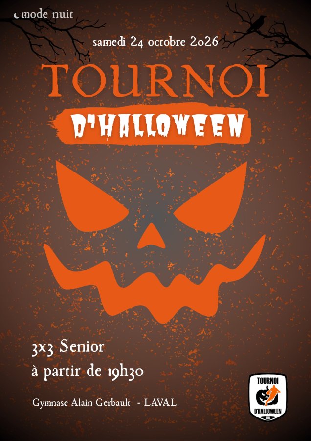 TOURNOI HALLOWEEN SENIORS 3X3