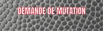 Demande de mutation 2026-27