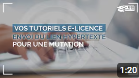Envoi du lien de préinscription pour une mutation | FFBB 2021